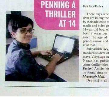 Penning a Thriller at 14